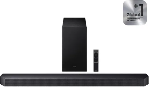 Miniatura 12 de Samsung Barra de sonido HW-B400F Serie B, 2.0 canales con woofer incorporado, mejora de voz y modo nocturno, expansión de sonido envolvente