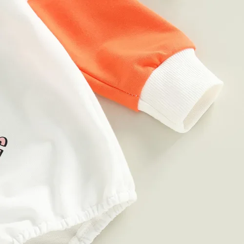 Miniatura 5 de Traje de Halloween para bebé, niña y niño, con parche de calabaza, sudadera con estampado de calabaza, mameluco, lindo suéter para recién nacidos