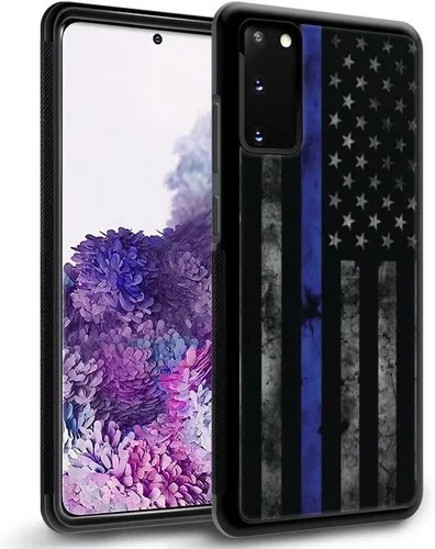 Miniatura 17 de DJSOK Funda compatible con Samsung Galaxy S22 Ultra, diseño con patrón de parachoques trasero, esquinas reforzadas contra arañazos, esquinas Bandera