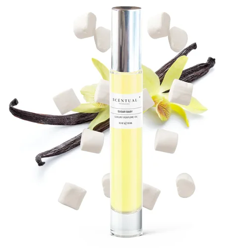 Miniatura 18 de Scentual Fragrances, Aceite de perfume de lujo, ultra concentrado para mujer, aceite de fragancia roll-on de larga duración, mini perfume de viaje