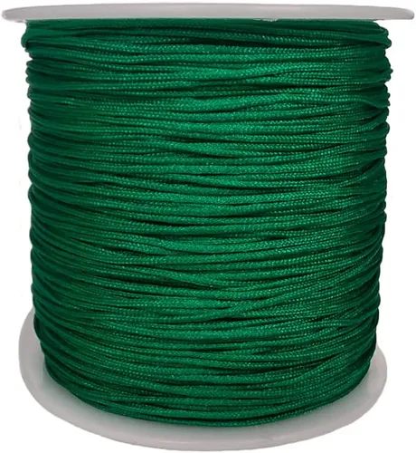 Miniatura 8 de Cordón de nailon de 0.020 in, hilo de ajuste para nudos chinos, collares, joyería, macramé, cuentas, pulseras de 150 yardas (azul)