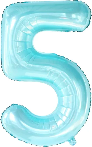 Miniatura 228 de KatchOn, Globo grande azul número 2 de 40 pulgadas Decoraciones de cumpleaños de Baby Shark para niño de 2 años Globo azul número 2 Globo