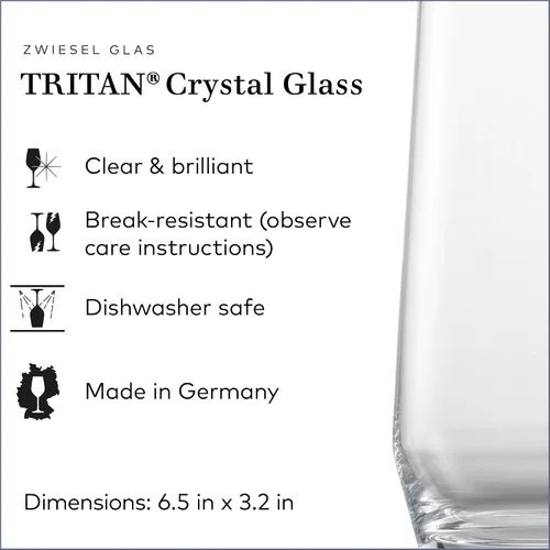 Miniatura 3 de Schott Zwiesel Colección de copas de vino blanco Riesling de cristal tritán, 10.1 onzas, paquete de 6 unidades, Trago largo