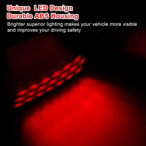 Miniatura 3 de ROXX Conjunto de luces traseras LED para Honda Civic 2001-2003 Coupe de 2 puertas, negro + humo, señales de giro/luces de freno LED y DRL, IP67