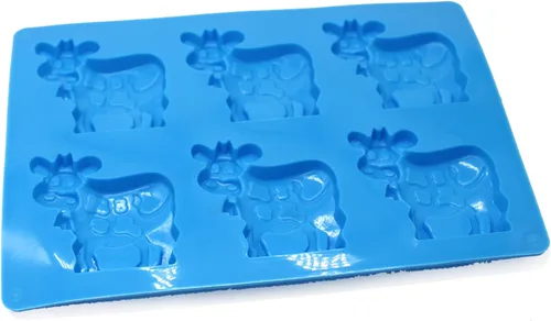 Miniatura 4 de X-Haibei Molde de silicona de vaca lechera para chocolate, galletas, dulces, gelatina y jabón, 1.4 onzas por cavidad, grado alimenticio, fácil