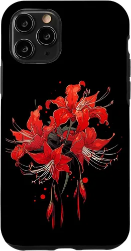 Miniatura 28 de iPhone 14 Red Spider Lily Funda de anime de manga estética japonesa japonesa