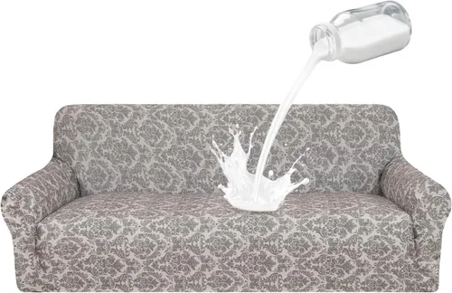 Miniatura 35 de ALIECOM Fundas para Sillas 100% Impermeables, Funda para Sillón para Sala de Estar, Apta para Mascotas, Fundas para Sillones Lavables, Funda