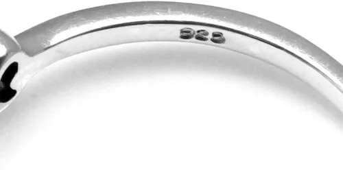 Miniatura 4 de Silvershake Anillo de nudo celta de plata de ley 925 con forma de corazón natural de 1,15 quilates