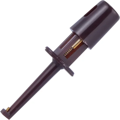 Miniatura 13 de Alwonder Alicates Hackle para atar moscas, 10 unidades, 8 colores, alicates de gancho de mosca, ganchos de punta larga de plástico, herramienta
