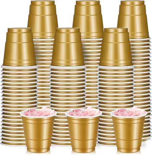 Miniatura 11 de Layhit Paquete de 200 vasos de chupito de plástico de 2 onzas, vasos desechables, vasos de boda, fiesta de cumpleaños, suministros para servir