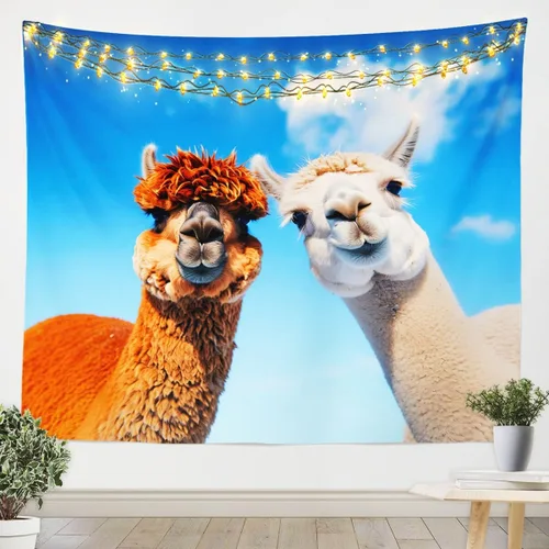 Miniatura 3 de jejeloiu Tapiz para colgar en la pared de tractor pequeño de 51 x 59 pulgadas, tapiz para niños y niñas, decoración de tractor de granja occidental