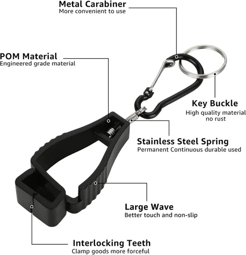Miniatura 3 de Glove Clips for Work Glove Holders, Glove Holder Clip Gloves Clip for Construction