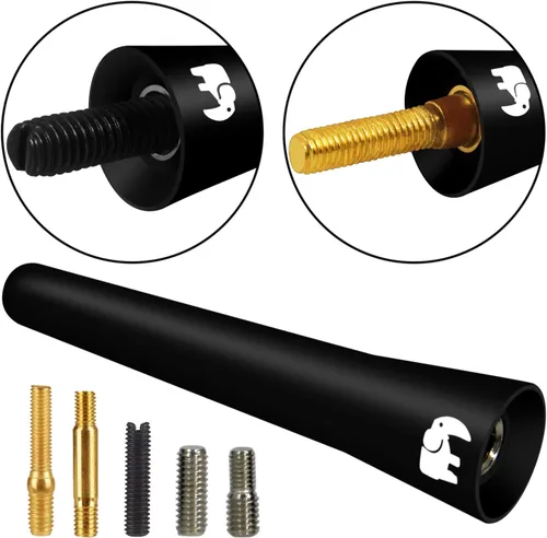 Miniatura 5 de ONE250 Antena de núcleo de cobre corto de 2.5 pulgadas, compatible con Mazda MX-5 Miata (2006-2024), Mazda2 (2002-2016), Mazda5 (1999-2019), Mazda3