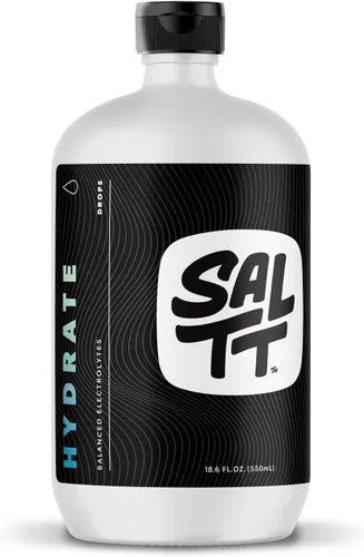 SALTT Hydrate Gotas de Electrolitos - Dietas Keto - Ayuno Intermitente - Apoyo Inmunológico - Sin Gluten y Azúcar - Paleo - Sodio, Magnesio, Potasio