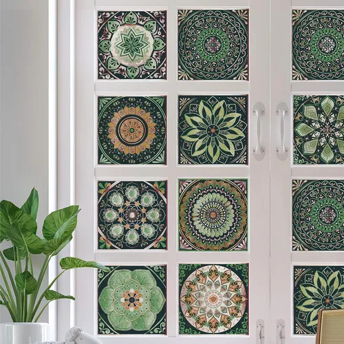 Miniatura 9 de 24 calcomanías para azulejos para despegar y pegar, pegar en azulejos en muro para cocina, azulejos de pared, azulejos de baño, calcomanías