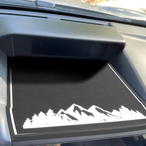 Miniatura 2 de Tapetes para Tablero para Accesorios de Subaru Crosstrek 2023-2018, Forester 2019-2024, Impreza 2018-2023, Tapete para Tablero Interior Blanco
