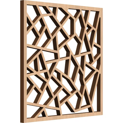 Miniatura 17 de 7 3/8 pulgadas de ancho x 7 3/8 pulgadas de alto x 3/8 pulgadas de alto, paneles de pared de madera con calado decorativo extra pequeño de Venecia