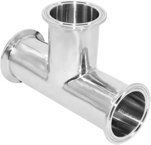 Miniatura 3 de Beduan 1.5 "Tri Clamp Tee 3 Way Acero inoxidable 304 Instalación sanitaria (tubo de 1.496 in OD)