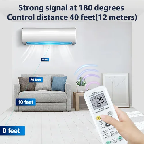Miniatura 6 de K-1028E Nuevo control remoto universal de CA 1000 en 1 para múltiples marcas Haier, Hitachi, Panasonic, LG, Sharp, Gree, Midea, Bosch, Toshiba