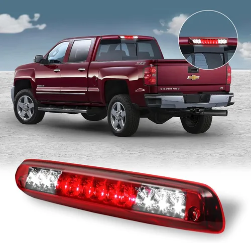 Miniatura 22 de Tercera tercera luz de freno trasera compatible con Chevy Trailblazer GMC Envoy Buick Rainier Ascender Bravada Center Cargo Trasera LED de montaje