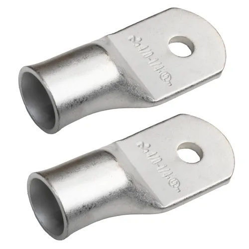 Miniatura 17 de SELTERM 5 piezas terminales de cable de cobre estañado 1/0 AWG perno de 1/2", extremos de cable de batería, terminales de anillo, conectores
