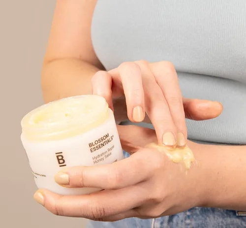 Miniatura 4 de Blossom Essentials Crema de miel, reparación de hidratación para piel seca y con picazón, alivio de eccema y psoriasis para pieles sensibles, miel