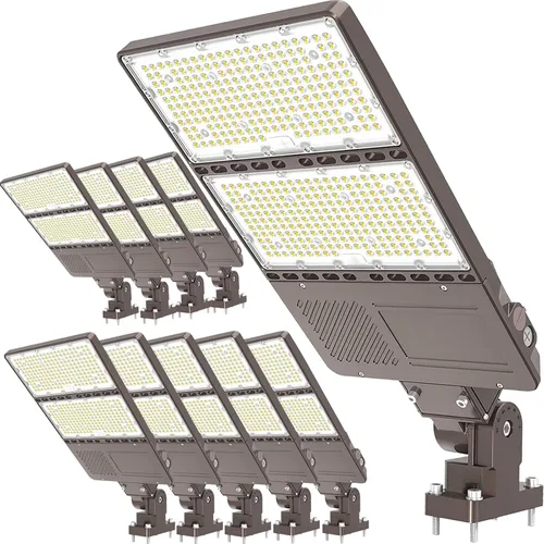 Miniatura 9 de Luz de estacionamiento LED de 480 V 150 W ETL Listado comercial 22500LM LED Shoebox Pole Luces de inundación 5000K IP65 Área al aire libre