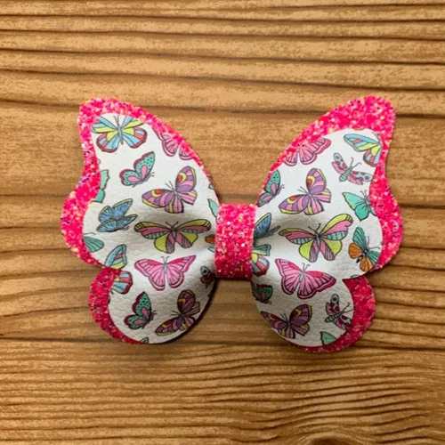 Miniatura 3 de 1 juego de corbatín de mariposa troquelado de metal, corbatín de Navidad, plantillas de corte de lazo de pelo para manualidades, álbumes
