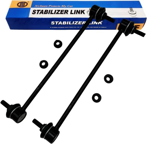 Miniatura 15 de K750523 Kit de enlace de extremo de barra estabilizadora de balancín delantera, 2 piezas, repuesto automotriz izquierdo derecho compatible