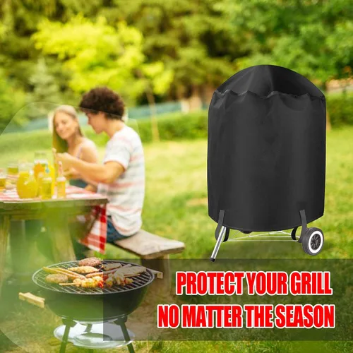 Miniatura 6 de Funda para parrilla, cubierta de parrilla de gas de 22 pulgadas, impermeable, resistente a la intemperie, resistente a los rayos UV y a