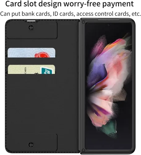 Miniatura 8 de Funda protectora de cuerpo completo para Samsung Galaxy Z Fold 3 5G con ranura para S Pen, funda protectora de cuerpo completo, antiarañazos