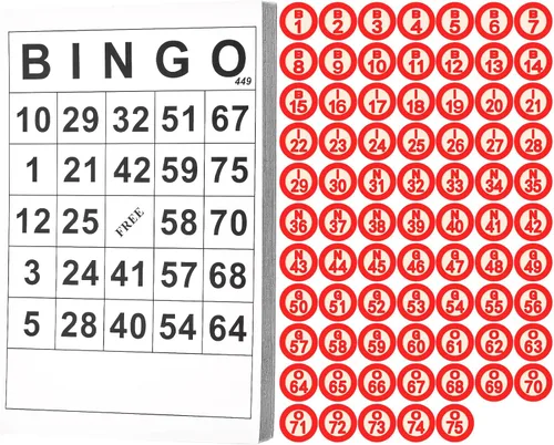 Lewtemi El juego de mesa de bingo de madera vintage incluye 40 tarjetas clásicas de números de bingo y 75 ajedrez para fiestas familiares grandes,