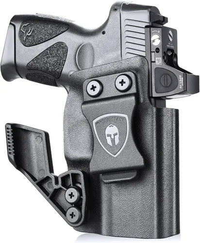 Miniatura 24 de Funda WARRIOLAND IWB de Kydex con corte óptico y garra, ajuste selecto para Glock 17/19/ 19X/ 43X/ 26/MOS, P365/P365X/ P365XL/ P320, Hellcat