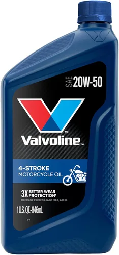 Miniatura 11 de Valvoline Aceite de motor sintético completo de 4 tiempos para motocicleta 10W-40, 1 cuarto de galón
