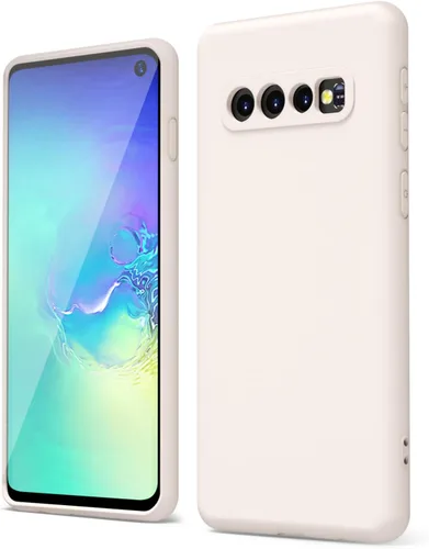 Miniatura 64 de oakxco Funda para teléfono Samsung Galaxy S22 de silicona líquida, color sólido brillante fluorescente, bonita funda protectora delgada de goma