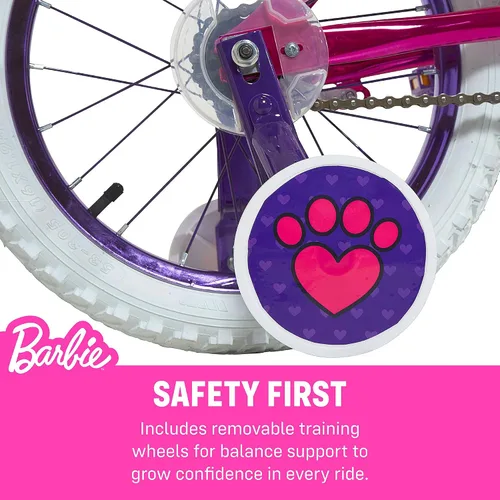 Miniatura 3 de Dynacraft Barbie 12, 16, 18-inch Girls' Bike for Kids Ages 3-9 Years - Fun and Stylish Design, Sturdy and Durable, Perfect for Kids Learning to