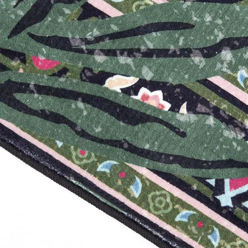 Miniatura 5 de Alfombras de entrada tropicales orientales lavables, alfombras antideslizantes hippies envejecidas boho vintage delgadas de 2 x 3 para baño, cocina
