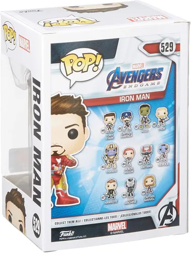 Miniatura 4 de Funko Pop de Marvel: Avengers Endgame: Tony Stark (Iron Man 3) con el Guantelete del Infitnito, exclusivo de la convención de otoño