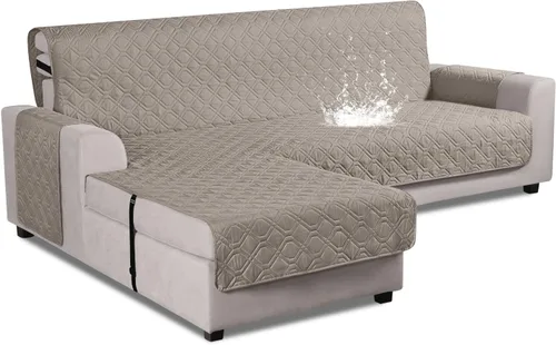 Miniatura 7 de VANSOFY Fundas de Sofá Seccional Mejoradas 100% Impermeables en Forma de L Funda Reversible para Chaise Lounge Funda Protectora de Sofá Seccional