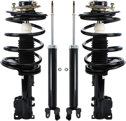 Miniatura 22 de Detroit Axle - Amortiguadores de puntales RWD para Infiniti G35 03-06, 2 amortiguadores traseros, 2 puntales delanteros y muelles helicoidales 2003