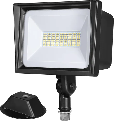 Miniatura 8 de DEWENWILS Luz de inundación LED de 65 W para exteriores, 6670 LM súper brillante (equivalente a 500 W), luz de seguridad LED impermeable IP65, Blanco