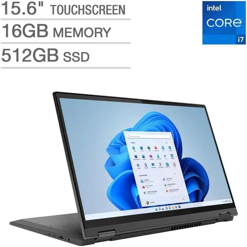 Miniatura 4 de Lenovo Flex 5i - Laptop convertible 2 en 1 en gris grafito con pantalla táctil FHD 14, Intel Core i5-1135G7 hasta 4.2Ghz 16GB DDR4 RAM 512GB SSD