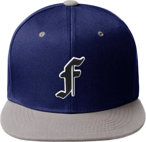 Miniatura 716 de Daxton Gorra clásica con visera de billete plano con letras del alfabeto inglés antiguo de la A a la Z
