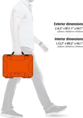 Miniatura 7 de NANUK 910 Estuche rígido impermeable con inserto de espuma para DJI Mini SE Fly More Kit - Naranja, (910-MAVMSE3)