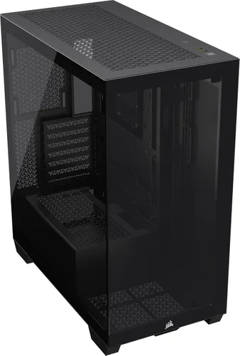 Miniatura 8 de CORSAIR Carcasa para PC ATX de media torre 3500X, vidrio templado panorámico, compatible con placa base de conexión inversa, no incluye Blanco