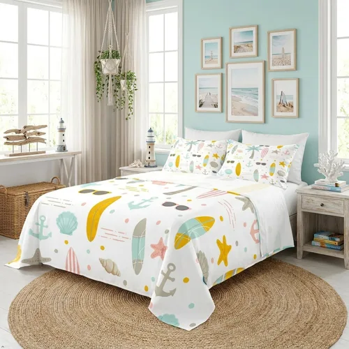 Miniatura 31 de Juego de sábanas de mariposa morada, tamaño Queen, con bolsillo profundo, galaxia mística, juego de ropa de cama de mariposa azul para niños, niñas