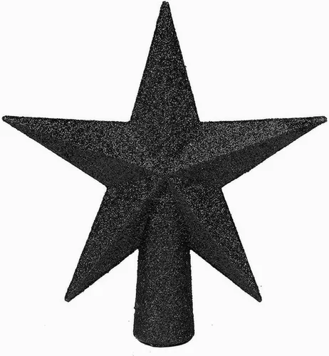 Miniatura 27 de YYCRAFT Adorno de Estrella con Purpurina para la Punta del Árbol Decoración Navideña - 6 Pulgadas, Rojo