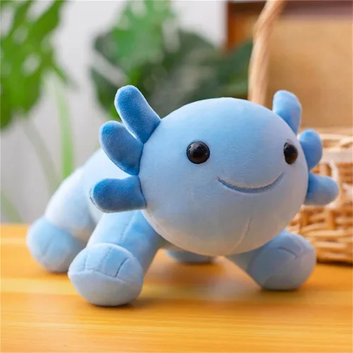 Miniatura 8 de Axolotl - Juguete de peluche, suave y lindo ajolote de 10.8 pulgadas, almohada de felpa de algodón de peluche Kawaii Salamandra Animal para niños