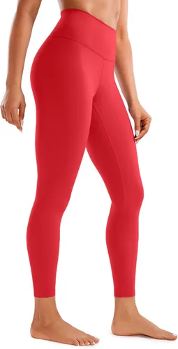 Miniatura 18 de CRZ YOGA Leggings de entrenamiento para mujer con sensación de desnudez cepillada de 25 pulgadas, pantalones de yoga de compresión de cintura alta