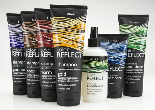 Miniatura 2 de Shikai Color Reflect Platinum Shampoo (8 onzas, paquete de 1) Destaca tonos fríos en cabello rubio, gris y platino Limpiador suave que deja